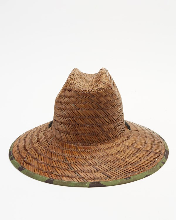 Billabong Tides Print Straw Lifeguard Hat Maskáčové | TWFMUD-315