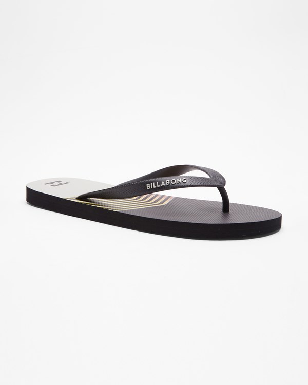 Billabong Tides Slip-On Sandals Black/Grey | IRXUGC-159