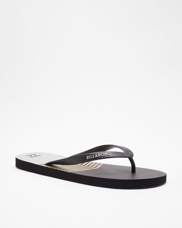 Billabong Tides Slip-On Sandals Black/Grey | IRXUGC-159