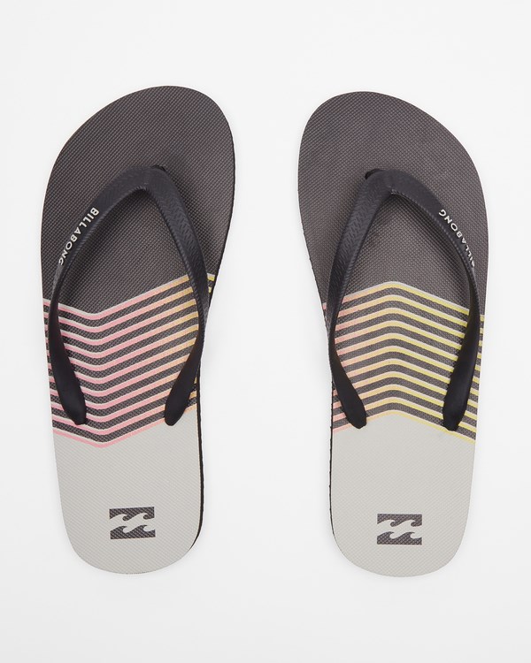 Billabong Tides Slip-On Sandals Black/Grey | IRXUGC-159