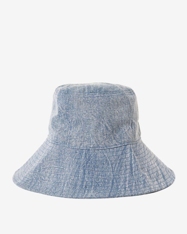 Billabong Time To Shine Bucket Hat Washed Denim | LYBXJN-179