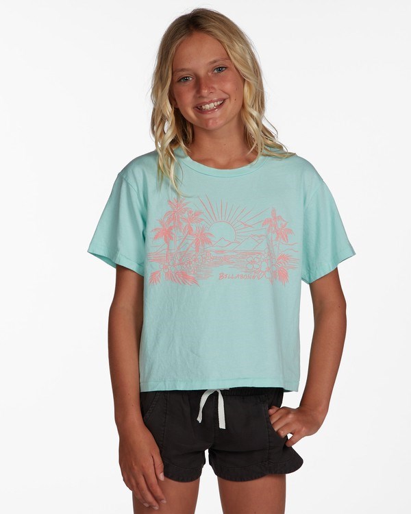 Billabong Toes In The Sand Beach Street T-Shirt Mátově Zelená | YVLBPF-640