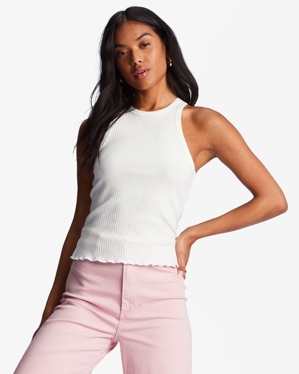 Billabong Tomboy Tank Top Salt Crystal | OEHMSC-834