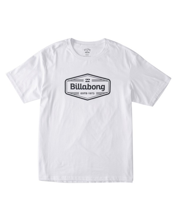 Billabong Trademark Krátké Sleeve T-Shirt Bílé | ODMWSN-319