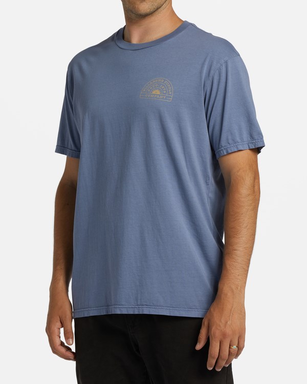 Billabong Trademark Wave Washed Krátké Sleeve T-Shirt Blankyt | ANBHPI-467