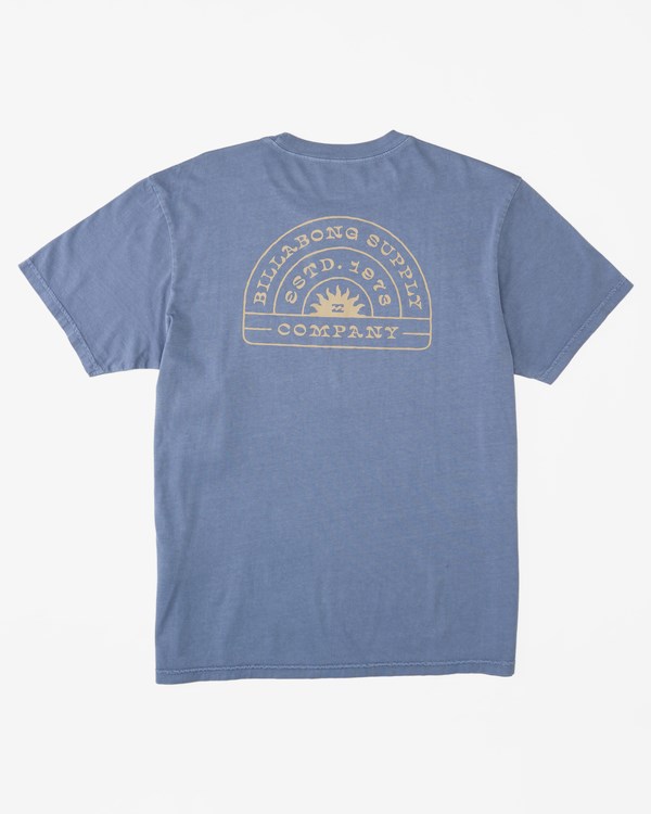 Billabong Trademark Wave Washed Krátké Sleeve T-Shirt Blankyt | ANBHPI-467