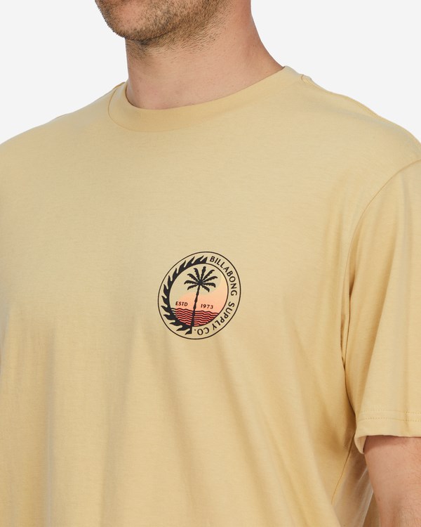 Billabong Transport Krátké Sleeve T-Shirt Straw | AUZKLM-319