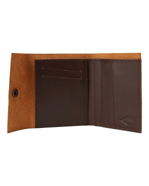 Billabong Tribong Læder Wallet Čokolády | CKVXTB-902