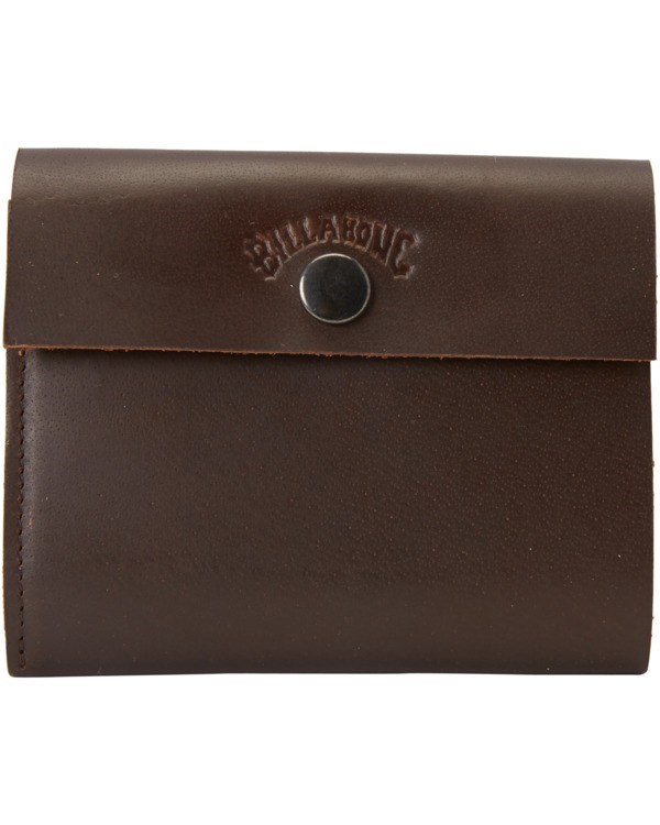 Billabong Tribong Læder Wallet Čokolády | CKVXTB-902