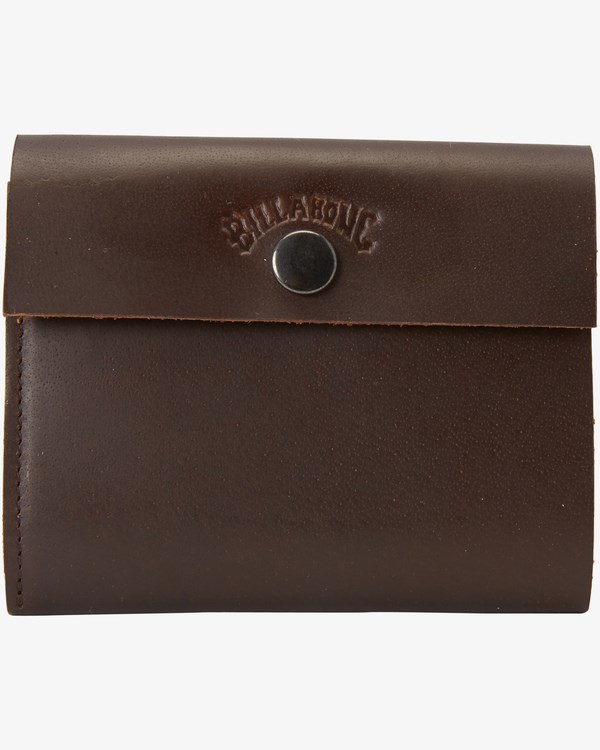 Billabong Tribong Læder Wallet Čokolády | CKVXTB-902