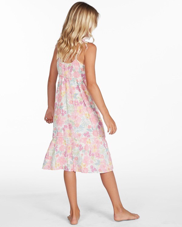 Billabong Tropical Getaway Midi Šaty Salt Crystal | AEUKQM-974