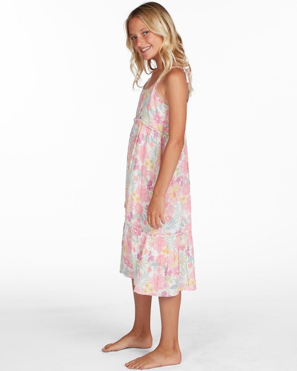 Billabong Tropical Getaway Midi Šaty Salt Crystal | AEUKQM-974