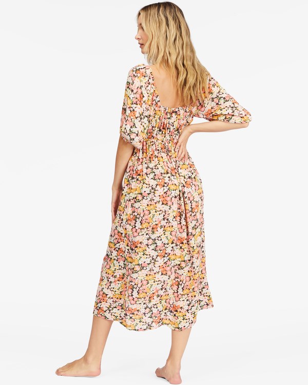Billabong True Romance Midi Šaty Multi | UBTAWC-349