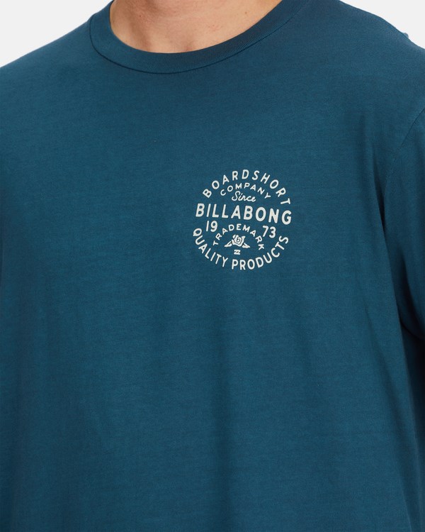 Billabong Union Wave Washed Long Sleeve T-Shirt Tmavě Blankyt | YQODLA-129