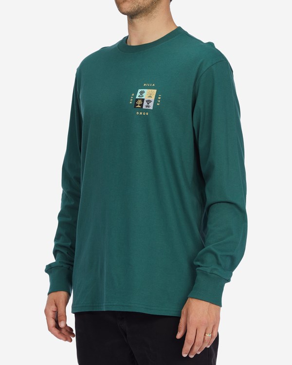 Billabong Unison Long Sleeve T-Shirt Cypress | BYZIQE-597