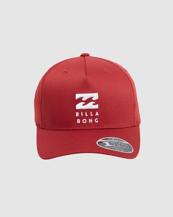 Billabong United Flexfit 110 Snapback Hat Brick | KHZBQY-641
