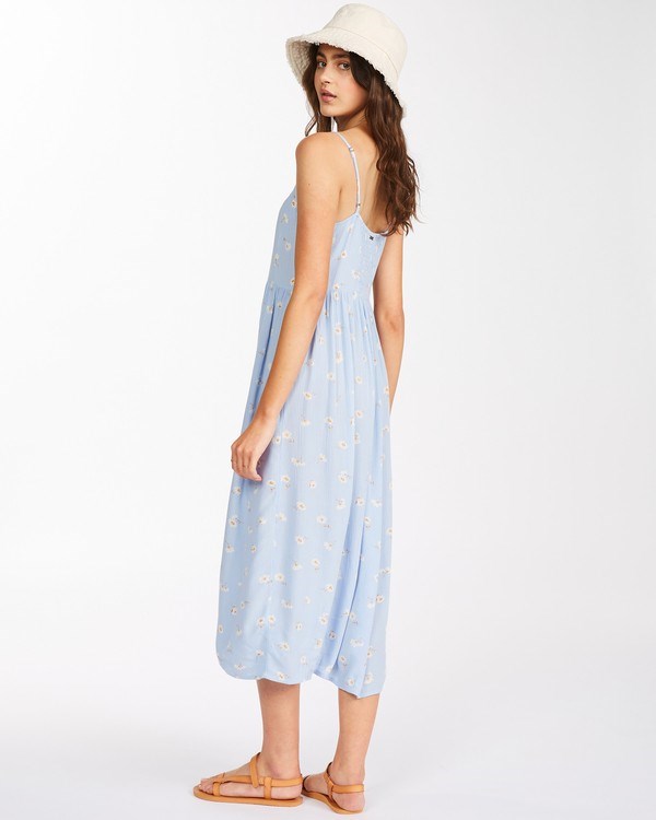Billabong Venice Babe Midi Slip Šaty Rain Drop | SCKBRL-643
