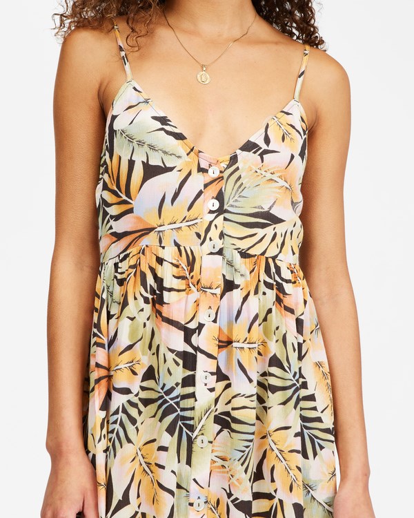 Billabong Venice Babe Midi Slip Šaty Černé | ZUOHTI-619