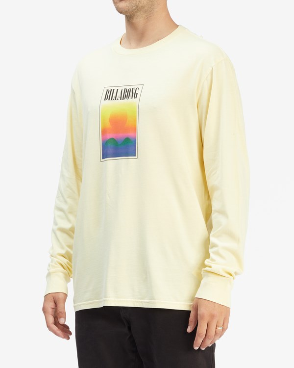Billabong Vista Wave Washed Long Sleeve T-Shirt Žluté | YMZDWK-746
