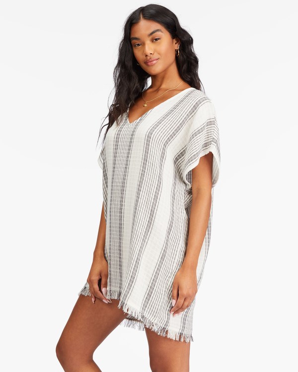 Billabong Walk Away Beach Cover-Up Salt Crystal | BEXPJF-780