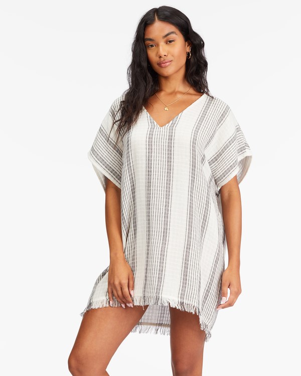 Billabong Walk Away Beach Cover-Up Salt Crystal | BEXPJF-780