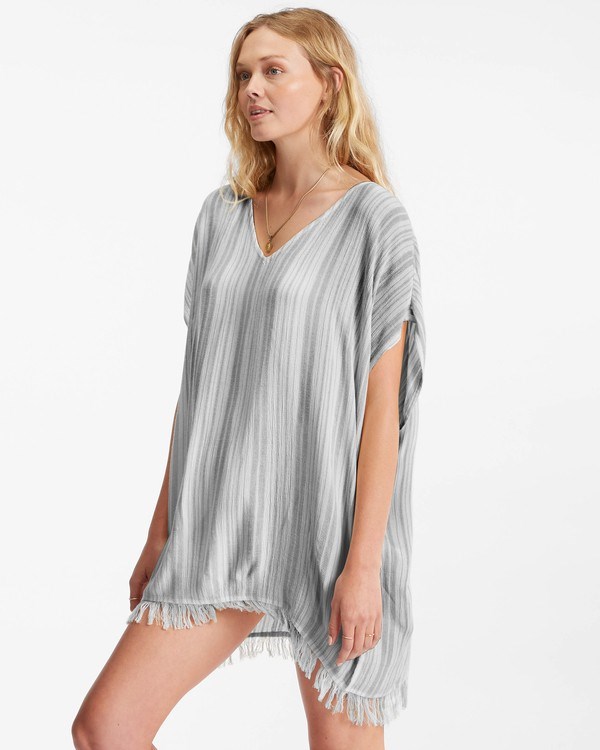Billabong Walk Away Tunic Top White/Multi | AHSJPK-136