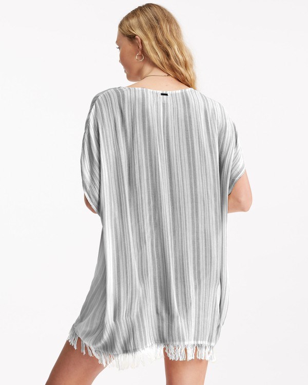 Billabong Walk Away Tunic Top White/Multi | AHSJPK-136