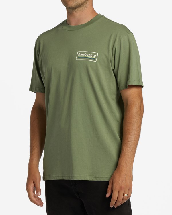Billabong Walled Krátké Sleeve T-Shirt Sage | VWKDBF-179