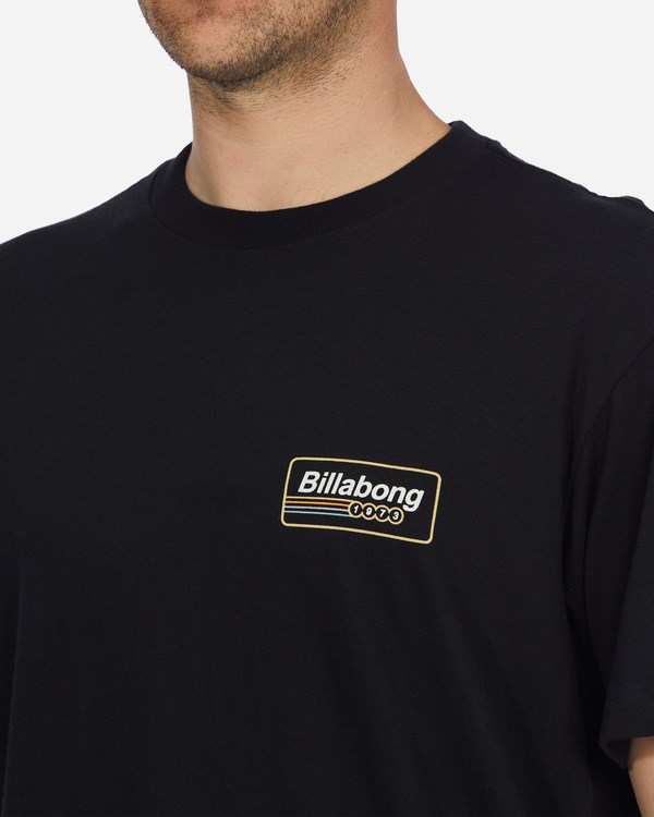 Billabong Walled Krátké Sleeve T-Shirt Černé | HAFTLK-126
