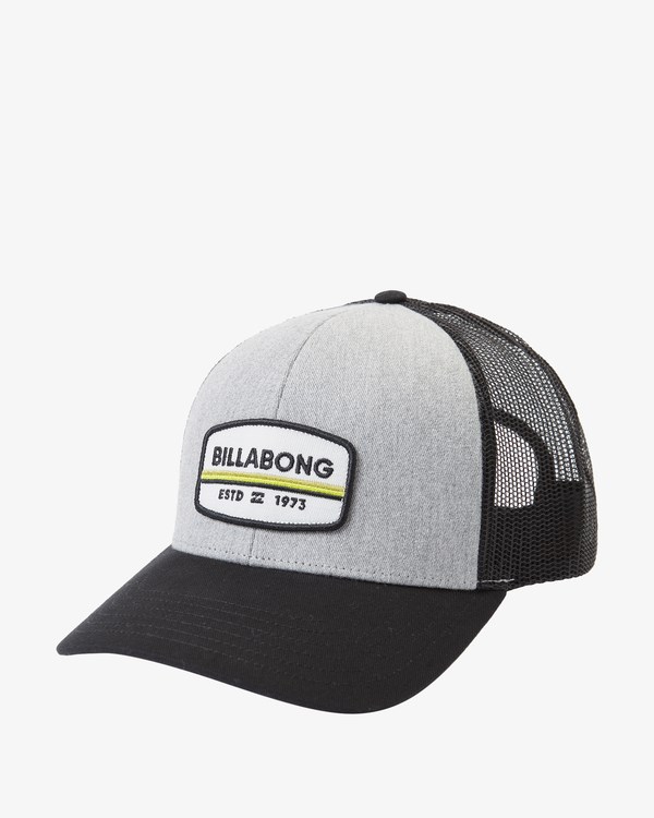 Billabong Walled Trucker Hat Black/Grey | QJAPNV-258