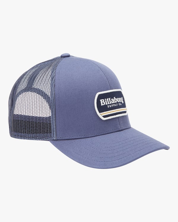 Billabong Walled Trucker Hat Denim | OMNYTS-401