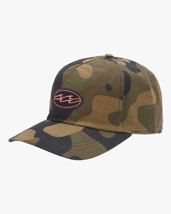 Billabong Wallride Snapback Hat Maskáčové | CBSKAW-065