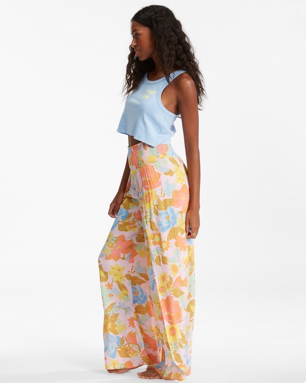 Billabong Wandering Soul 2 Široké-Leg Pants Sorbet | NKFQGY-568