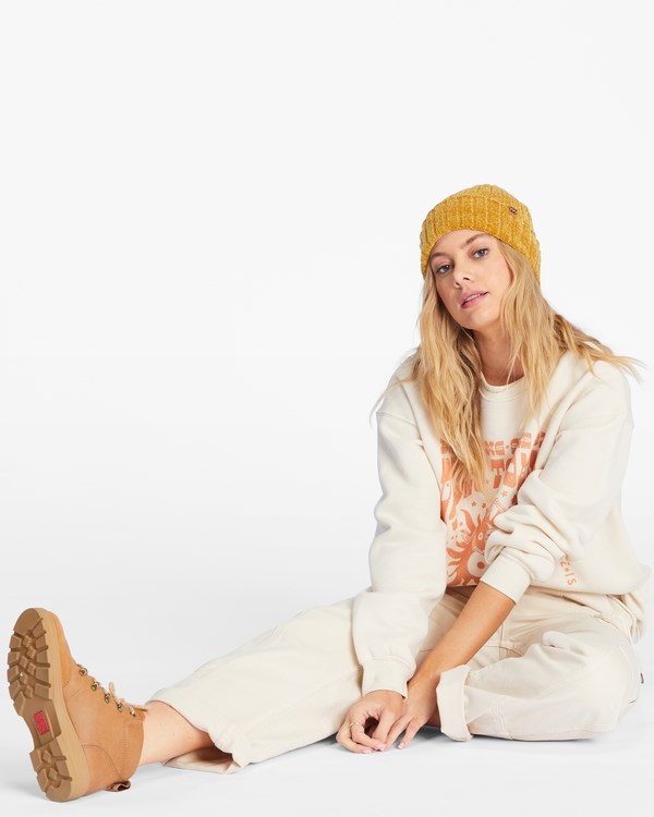 Billabong Warm Up Knit Beanie Golden Spice | CASIKL-412