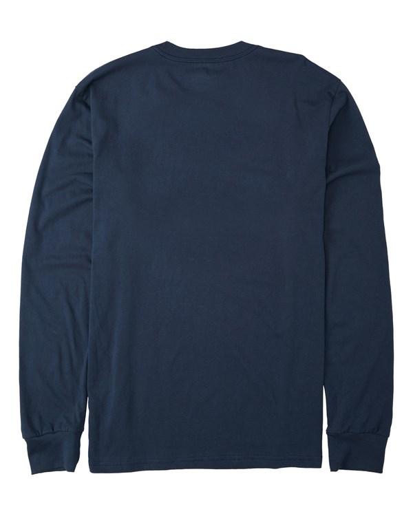 Billabong Wave Flag Long Sleeve T-Shirt Tmavě Blankyt | QGZNIH-842