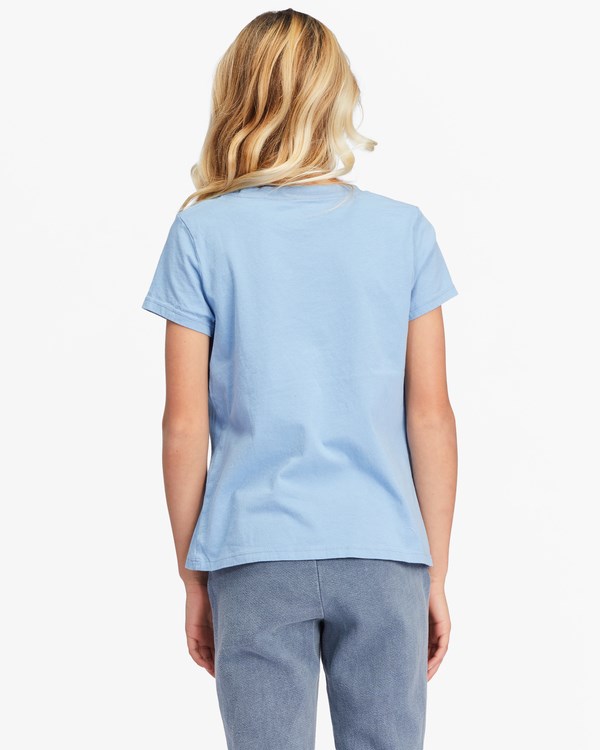 Billabong Wave For Days Grafická Boyfriend T-Shirt Světle Indigo | JMEODL-620