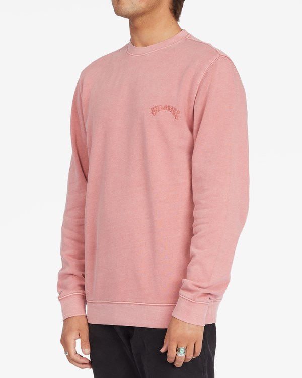 Billabong Wave Washed Crewneck Pullover Růžové | XPHFBE-104
