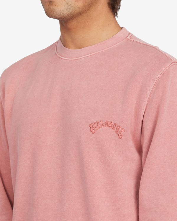 Billabong Wave Washed Crewneck Pullover Růžové | XPHFBE-104