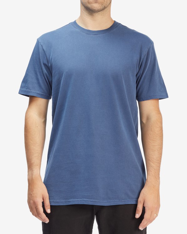 Billabong Wave Washed Krátké Sleeve T-Shirt Tmavě Blankyt | ARDSGC-817