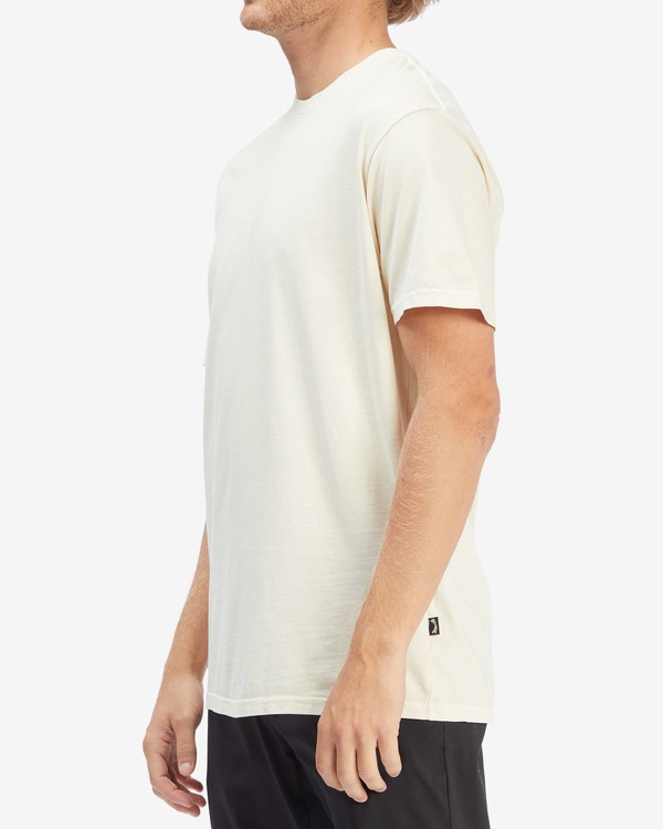 Billabong Wave Washed Krátké Sleeve T-Shirt Bone | IWZAQF-267