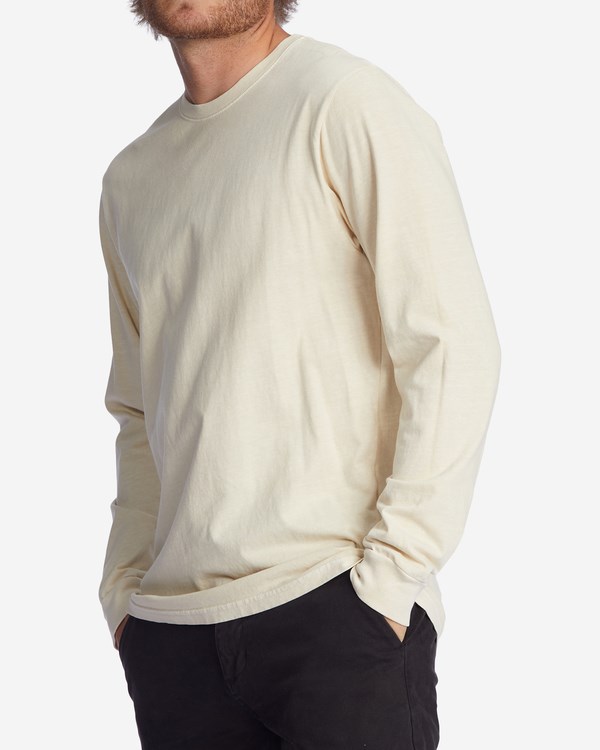 Billabong Wave Washed Long Sleeve T-Shirt Bone | IYHXUB-325
