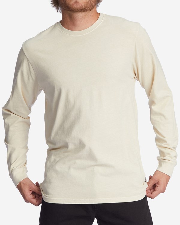 Billabong Wave Washed Long Sleeve T-Shirt Bone | IYHXUB-325