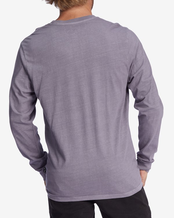 Billabong Wave Washed Long Sleeve T-Shirt Fialové | YJGTBM-361