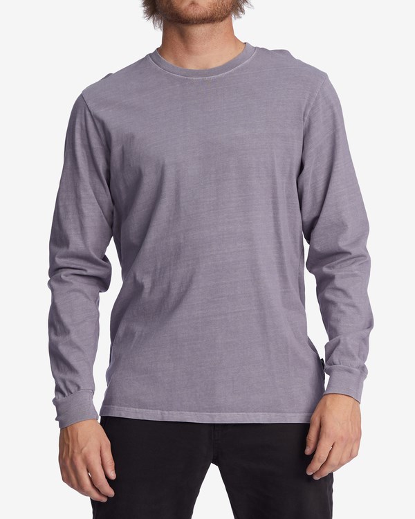 Billabong Wave Washed Long Sleeve T-Shirt Fialové | YJGTBM-361