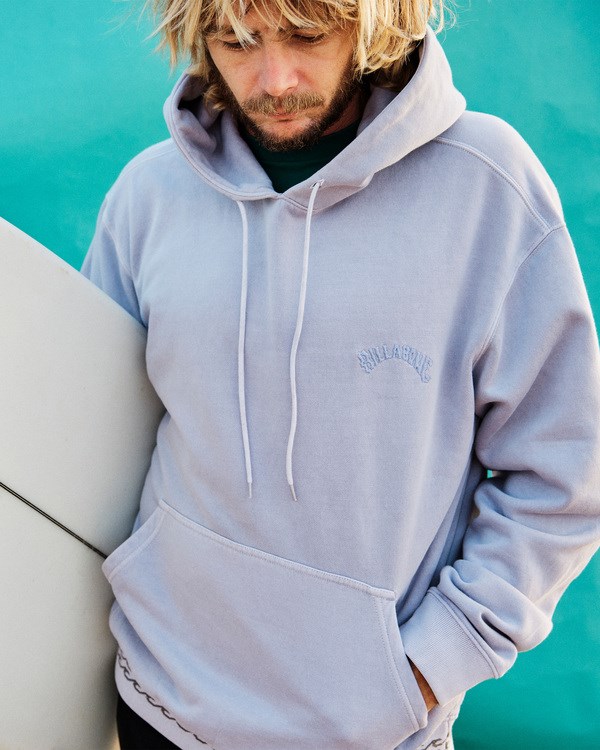 Billabong Wave Washed Organic Pullover Hoodie Šedé | KZYOIA-613