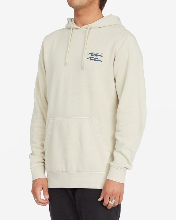 Billabong Wave Washed Plantasia Pullover Hoodie Chino | WOUVSD-876