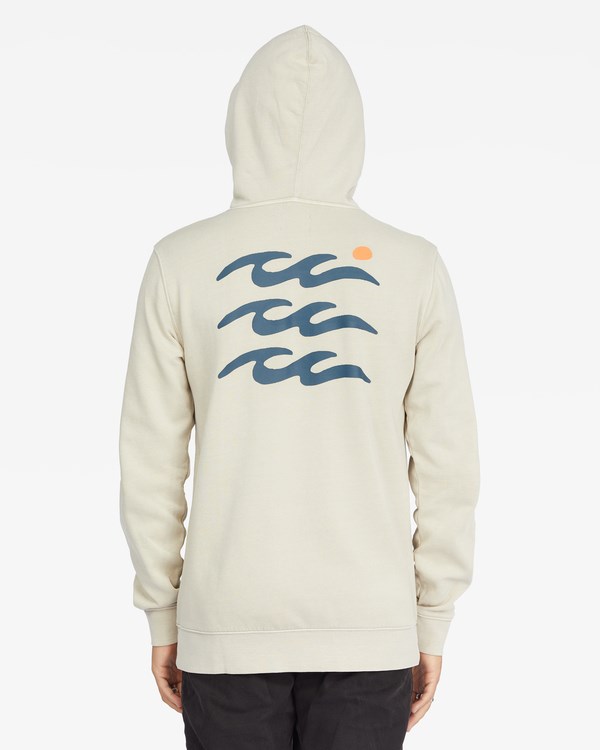 Billabong Wave Washed Plantasia Pullover Hoodie Chino | WOUVSD-876