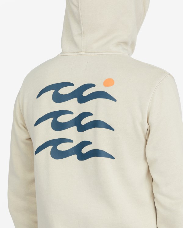 Billabong Wave Washed Plantasia Pullover Hoodie Chino | WOUVSD-876