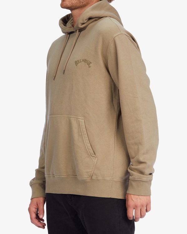 Billabong Wave Washed Pullover Hoodie Military | VAWPCE-152