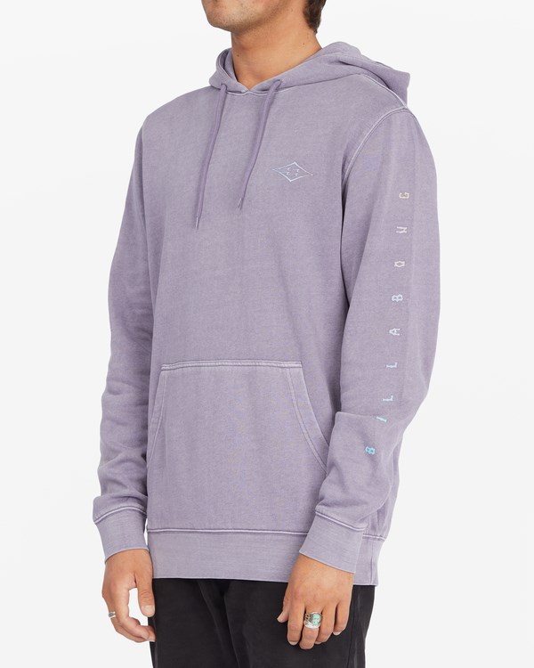 Billabong Wave Washed Unity Pullover Hoodie Fialové | PVWZNG-903